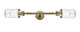 Innovations - 208L-AB-G314 - Two Light Bath Vanity - Franklin Restoration - Antique Brass