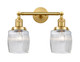 Innovations - 208-SG-G302 - Two Light Bath Vanity - Franklin Restoration - Satin Gold