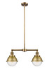 Innovations - 209-BB-HFS-64-BB-LED - LED Island Pendant - Franklin Restoration - Brushed Brass