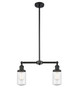 Innovations - 209-BK-G314-LED - LED Island Pendant - Franklin Restoration - Matte Black