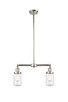 Innovations - 209-PN-G314 - Two Light Island Pendant - Franklin Restoration - Polished Nickel