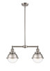 Innovations - 209-SN-HFS-62-SN - Two Light Island Pendant - Franklin Restoration - Brushed Satin Nickel