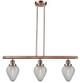 Innovations - 213-AC-G165 - Three Light Island Pendant - Franklin Restoration - Antique Copper