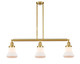 Innovations - 213-SG-G191-LED - LED Island Pendant - Franklin Restoration - Satin Gold