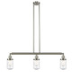 Innovations - 213-SN-G314 - Three Light Island Pendant - Franklin Restoration - Brushed Satin Nickel