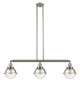 Innovations - 213-SN-HFS-64-SN - Three Light Island Pendant - Franklin Restoration - Brushed Satin Nickel