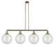 Innovations - 214-AB-G202-12-LED - LED Island Pendant - Franklin Restoration - Antique Brass
