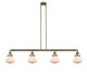 Innovations - 214-AB-G321-LED - LED Island Pendant - Franklin Restoration - Antique Brass