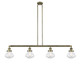 Innovations - 214-AB-G324-LED - LED Island Pendant - Franklin Restoration - Antique Brass