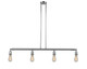 Innovations - 214-PC - Four Light Island Pendant - Franklin Restoration - Polished Chrome