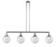 Innovations - 214-PC-G204-8 - Four Light Island Pendant - Franklin Restoration - Polished Chrome