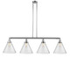 Innovations - 214-PC-G44-L - Four Light Island Pendant - Franklin Restoration - Polished Chrome