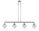 Innovations - 214-PC-G532 - Four Light Island Pendant - Franklin Restoration - Polished Chrome