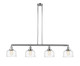 Innovations - 214-PC-G713 - Four Light Island Pendant - Franklin Restoration - Polished Chrome