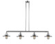 Innovations - 214-PC-M7 - Four Light Island Pendant - Franklin Restoration - Polished Chrome