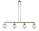 Innovations - 214-PN-G204-6-LED - LED Island Pendant - Franklin Restoration - Polished Nickel