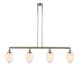 Innovations - 214-PN-G661-7 - Four Light Island Pendant - Franklin Restoration - Polished Nickel