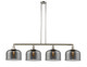 Innovations - 214-PN-G73-L - Four Light Island Pendant - Franklin Restoration - Polished Nickel
