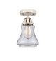 Innovations - 288-1C-PN-G194 - One Light Semi-Flush Mount - Nouveau 2 - Polished Nickel