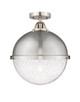Innovations - 288-1C-SN-HFS-124-SN - One Light Semi-Flush Mount - Nouveau 2 - Brushed Satin Nickel