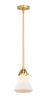 Innovations - 288-1S-SG-G191-LED - LED Mini Pendant - Nouveau 2 - Satin Gold