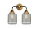 Innovations - 288-2W-BAB-G262 - Two Light Bath Vanity - Nouveau 2 - Black Antique Brass