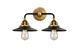 Innovations - 288-2W-BAB-M6-BK-LED - LED Bath Vanity - Nouveau 2 - Black Antique Brass