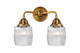 Innovations - 288-2W-BB-G302 - Two Light Bath Vanity - Nouveau 2 - Brushed Brass