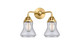 Innovations - 288-2W-SG-G194 - Two Light Bath Vanity - Nouveau 2 - Satin Gold
