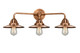 Innovations - 288-3W-AC-M3-AC - Three Light Bath Vanity - Nouveau 2 - Antique Copper