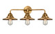 Innovations - 288-3W-BB-M4-BB-LED - LED Bath Vanity - Nouveau 2 - Brushed Brass