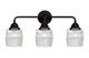 Innovations - 288-3W-BK-G302 - Three Light Bath Vanity - Nouveau 2 - Matte Black