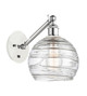 Innovations - 317-1W-WPC-G1213-8 - One Light Wall Sconce - Ballston - White Polished Chrome