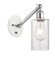 Innovations - 317-1W-WPC-G804 - One Light Wall Sconce - Ballston - White Polished Chrome