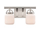 Innovations - 416-2W-SN-G416-6WH - Two Light Bath Vanity - Downtown Urban - Satin Nickel