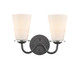 Innovations - 421-2W-BK-G4211 - Two Light Bath Vanity - Matte Black