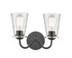 Innovations - 421-2W-BK-G4214 - Two Light Bath Vanity - Matte Black
