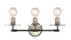 Innovations - 431-3W-BSN - Three Light Bath Vanity - Restoration - Brushed Satin Nickel