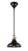 Innovations - 443SW-1S-BAB-M15BK - One Light Pendant - Metro - Black Antique Brass
