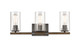 Innovations - 445-3W-BK-G4454 - Three Light Bath Vanity - Matte Black