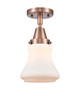 Innovations - 447-1C-AC-G191-LED - LED Flush Mount - Caden - Antique Copper
