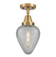 Innovations - 447-1C-BB-G165-LED - LED Flush Mount - Caden - Brushed Brass