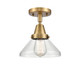 Innovations - 447-1C-BB-G4474-LED - LED Flush Mount - Caden - Brushed Brass