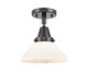 Innovations - 447-1C-BK-G4471-LED - LED Flush Mount - Caden - Matte Black