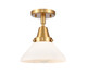 Innovations - 447-1C-SG-G4471 - One Light Flush Mount - Caden - Satin Gold