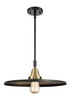 Innovations - 447-1S-BAB-MFR-BK-16 - One Light Mini Pendant - Caden - Black Antique Brass