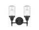 Caden Two Light Bath Vanity (447-2W-BK-G314)