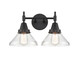 Innovations - 447-2W-BK-G4472 - Two Light Bath Vanity - Caden - Matte Black