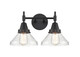 Innovations - 447-2W-BK-G4474 - Two Light Bath Vanity - Caden - Matte Black