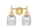 Innovations - 447-2W-SG-G302-LED - LED Bath Vanity - Caden - Satin Gold